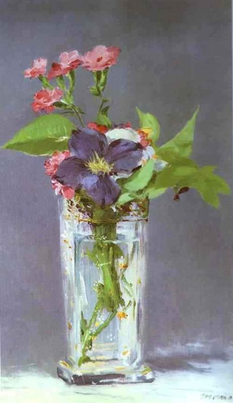 clematis in a crystal vase.jpg